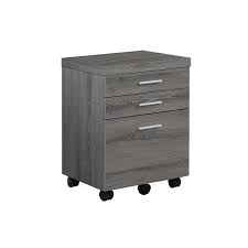 The modern look of this 3 drawer filing cabinet on 5 castors will bring a stylish dimension to your office space. Monarch Specialties Monarch Wood Filing Cabinet 3 Drawers Dark Taupe Rona