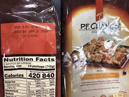 Nearly 2 1 Million Pounds Of P F Changs Frozen Dinners