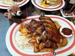 hannover play off food pork chicken