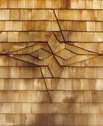 The design is large enough to be seen and look great from longer distances. 34 Cedar Shingle Designs Ideas Shingling Cedar Shingles Shingle Siding
