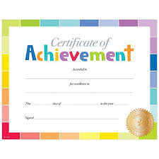 This Simple Yet Colorful Painted Palette Certificate Of Achie Free Printable Certificate Templates Certificate Of Achievement Template Kids Awards Certificates