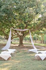 Rustic Lush Lavender Wedding Backyard Wedding Ceremony Outdoor Wedding Outdoor Ceremony