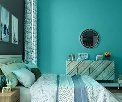 Blue in a modern bedroom 7. Try Deep Teal House Paint Colour Shades For Walls Asian Paints