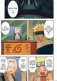 Tsunade and Naruto comics: Tsunade and Naruto are plowing in the office…  and nearly get unloaded by Shizune! – Naruto Hentai