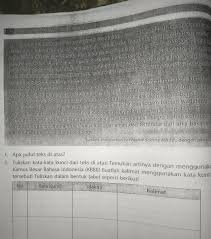 Soal tersebut, terdapat dalam buku tematik tema 6 kelas 5 subtema 1 pembelajaran 1 halaman 13. Tuliskan Kata Kata Kunci Dari Teks Di Atas Temukan Artinya Dengan Menggunakan Kamus Besar Bahasa Brainly Co Id