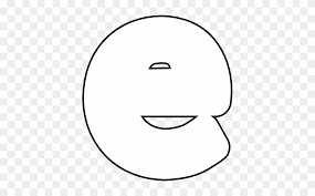 Modern bubble talk illustration made to resemble the letter c that. Printable Peace Sign Template Bubble Letter E Png Free Transparent Png Clipart Images Download