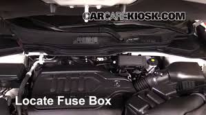 Gently squeeze together the two release tabs on the left and right side of the small fuse box before lifting the cover straight off. Replace A Fuse 2014 2019 Acura Mdx 2016 Acura Mdx Sh Awd 3 5l V6