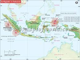 Indonesia Earthquakes Map Areas Affected By Earthquakes In Indonesia Indonesia Earthquake Earthquake Map Earthquake