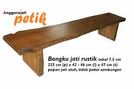 Selamat datang di toko kamikusuma mebel jepara adalah sebuah perusahaan di jepara yang memproduksi berbagai macam produk furniture, relief dan handicraft. Galeri Petik Batik Kayu On Twitter Kursi Rustik Jati Dari Kayu Utuh Tebal 7 5 Cm Dan Panjang 225 Cm Galeri Petik Anggorojati Tegalandong Rustik Bangku Jati Kontemporer Jati Perhutani Teakwood Wood