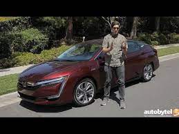 If you want leather and the ability to select a colour, you'll have to choose the touring, my tester other than the leather, the touring includes navigation, satellite and hd radio, and homelink. 2018 Honda Clarity Plug In Hybrid Touring Test Drive Video Review Youtube