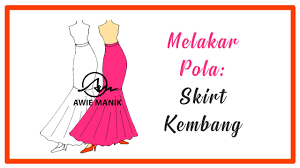 Cara memotong skirt kembang menggunakan pola awie manik. Mudahnya Jom Tengok Cara Melakar Pola Skirt Kembang Youtube