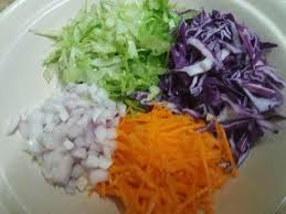 Aby przygotować sos, thousand island drobno posiekana zielona papryka, cebula i pietruszka mieszane. Coslow Salad Bahan2nya Share Masakan Share Resepi Facebook