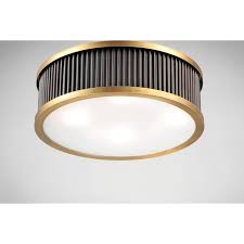 Langton 4 Light 17 5 Unique Statement Drum Flush Mount Modern Flush Mount Lighting Light Fixtures Flush Mount Bathroom Ceiling Light