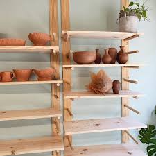 Pottery By Osa A Bunch Of You Have Asked About My Shelving So Here S All The Info I Got Years Ago I Worked For Another Potter And She Had Dowel Shelving