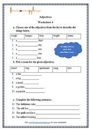Students and parents are invited to the inaugural function. Grade 1 Grammar Adjectives Printable Worksheets Lets Share Knowledge