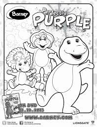 Barney Printable Coloring Sheet 4 Kids Coloring Pages Barney Friends Barney