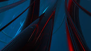 Hosting red grey colors 8k. Gaming Black And Blue Abstract Wallpaper