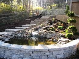 You'll only need a circular saw to build your pond plus the usual carpentry hand tools, but a miter saw makes faster, more accurate cuts. Natural Stone Pond Custom Ep Henry Retaining Wall And Steps Traditional Landscape Philadelphia By Woodward Landscape Supply Houzz