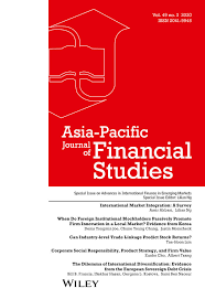 Chang chen seng, lim eng suan, noriswa bt ismuni, nur azreenda binti azman shah. Can Industry Level Trade Linkage Predict Stock Returns Lim 2020 Asia Pacific Journal Of Financial Studies Wiley Online Library