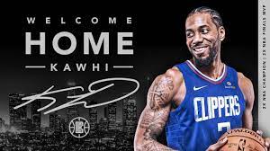 The la clippers have yet to reach the nba finals or western conference finals in franchise. Welcome Home Kawhi Leonard La Clippers Youtube