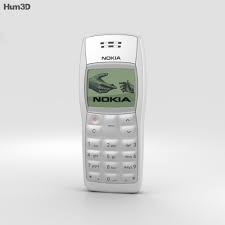 Nokia 1100 White 3D model - Electronics ...