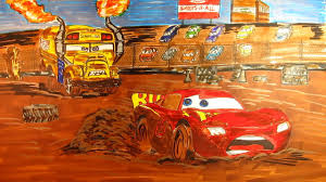 1200x1200 important demolition derby car coloring pages page. How To Draw And Color Cars 3 Lightnin Mcqueen Miss Fritter Demolition Derby Video For Kids Youtube