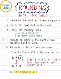 rounding of numbers to the nearest 10 and 100 rounding