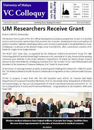 The challenge invites innovative products, processes and services with focus on waste management or mobility. Newton Ungku Omar Fund Receipients University Of Malaya Facebook