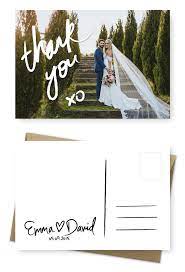 Ditch the envelope, not the festivity. Wedding Thank You Cards Australia Personalised Photo Wedding Cards