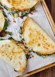 Baked Spinach Mushroom Quesadillas Recette Recettes De Cuisine Idee Recette Nourriture