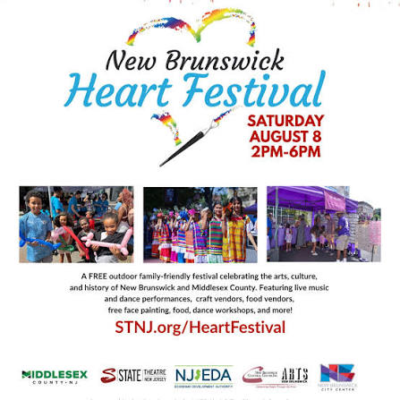 New Brunswick City Center | Mark your calendars! The Annual Heart Festival  is BACK and BIGGER! Join us on Saturday, August 8th, on Livingston Avenue  in front of the... | Instagram