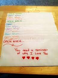 You already pack his lunch for him, might as well make sure it's in a cute lunchbox. Romantic Letters For Him To Open In The Future Diy Gifts For Him Boyfriend Gifts Diy Christmas Gifts For Boyfriend