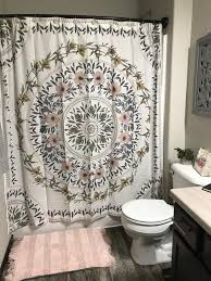 Sketched Floral Medallion Shower Curtain Medallion Shower Curtain Urban Outfitters Curtains Curtains