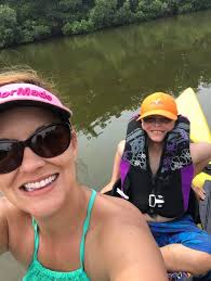 Paddling with two kids