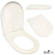 Get free shipping on qualified soft close toilet seats or buy online pick up in store today in the bath department. Premium D Shape Soft Close White Toilet Seat Bathroom Top Fixing Hinges Wc
