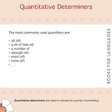 The early morning fishing trip turns into a time of sharing and caring for the dog. Quantitative Determiners English Grammar A2 Level