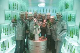 Beer brands often promote their extra cold variety with the usual visual clichés of ice, snow and frosted glass bottles. Heineken Extra Cold Experience Eventrent