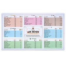 Air Fryer Magnetic Cheat Sheet Cookbook Cooker Accessories
