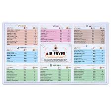 Air Fryer Magnetic Cheat Sheet Cookbook Cooker Accessories