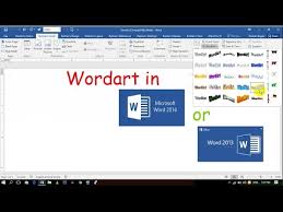 Dan di word, anda juga dapat mengonversi teks yang sudah ada menjadi wordart di word. Wordart In Word 2016 Youtube