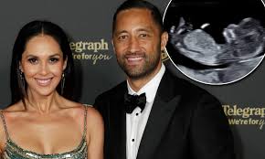 Benji marshall takes a farewell lap with chris lawrence and his daughter. Benji Marshall S Wife Zoe Announces Her Pregnancy Daily Mail Online