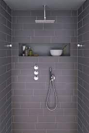 Gray small bathroom decorating photo. Bien Choisir Son Equipement De Salle De Bain Frenchyfancy Bathroom Genel Bathroom Interior Bathroom Shower Tile Gray Tile Bathroom Shower