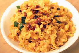 Cornflakes Chivda Snack Recipe With Corn Flakes Healthy Breakfast Recipes Easy Recipes Recipes In Marathi