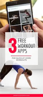 You can also access customized workout plans. 3 Of The Best Free Workout Apps For Quick At Home Workouts Thoughtworthy Narrative Workout Apps Best Free Workout Apps Free Workout Apps