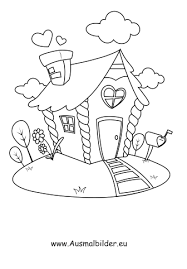 Wenn ihr ein haus ausmalbild gratis ausdrucken und ausmalen möchtet, braucht ihr nur auf das kleine bunte bild in farbe klicken. Ausmalbild Haus Mit Herz Kostenlos Ausdrucken