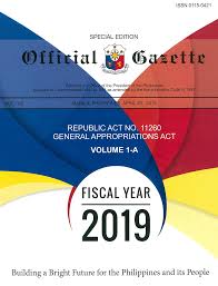 Only seven of 13 appropriations bills have been passed and signed by the president. General Appropriations Act Gaa