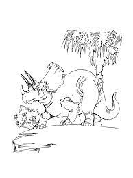 free printable triceratops coloring pages for kids dinosaur animal coloriage de fleur marguerite au point brique
