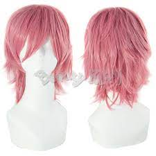 An anime boy with pink hair anime answers fanpop. 30cm 12inch Pink Short Straight Synthetic Hair Wig For Young Boy Anime Cosplay Costume Party Full Lace Wig Cap Bangs Fringe Wigs African American Hair Wig Hair Nethair Wig Cap Aliexpress