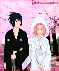 Sasusaku Wedding Photo Sasusaku Sakura And Sasuke Naruto Sasuke Sakura