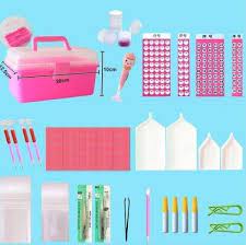 Pwd Premium 140 Piece Diamond Painting Toolkit In 2021 Diamond Painting Painting Tool Box Diamond Mosaic